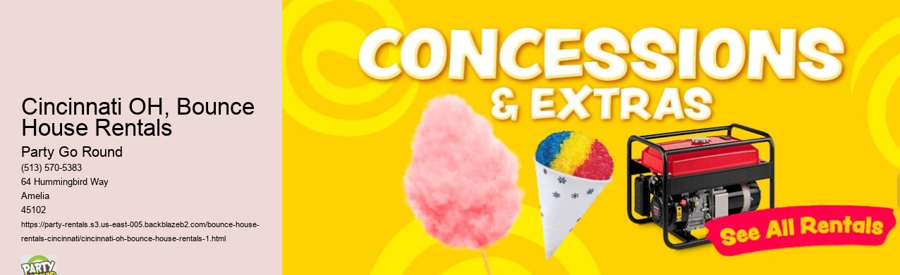 Cincinnati OH, Bounce House Rentals