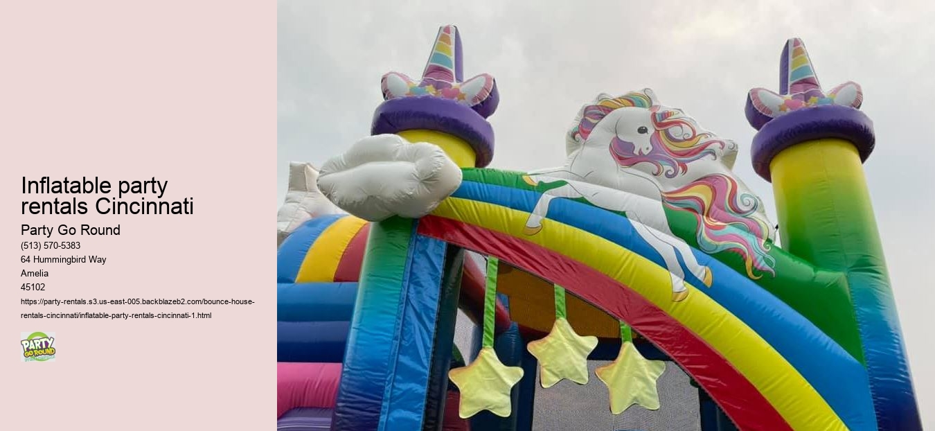 Inflatable party rentals Cincinnati