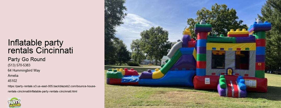 Make Your Party a Hit with Party Go Round's Bounce House Rentals!