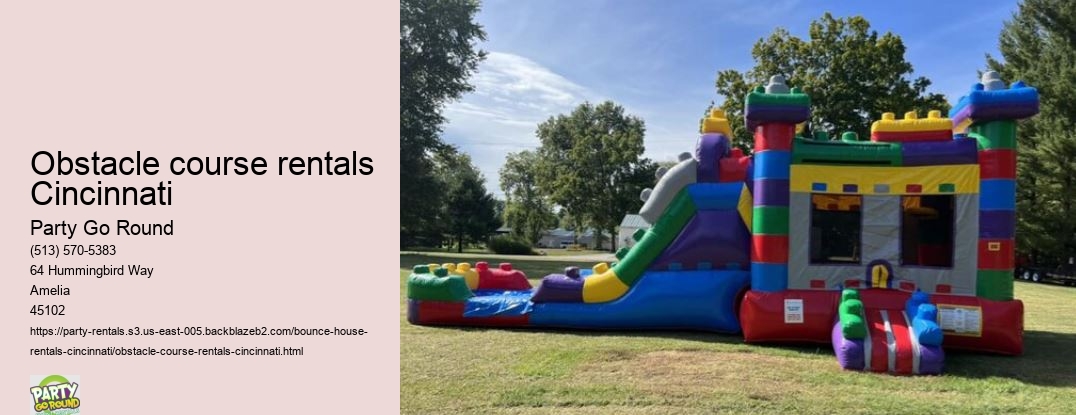 Obstacle course rentals Cincinnati