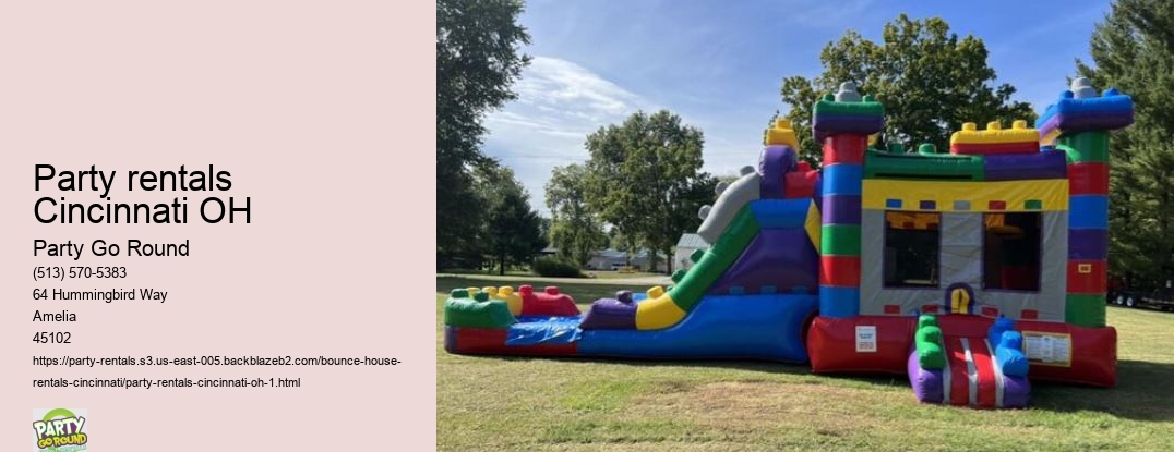 Create Magical Moments with Party Go Round's Bounce House Rentals!