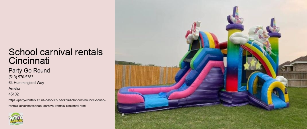 School carnival rentals Cincinnati
