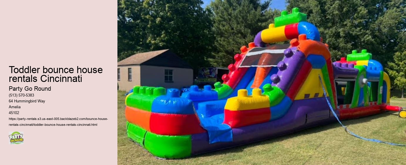 Toddler bounce house rentals Cincinnati