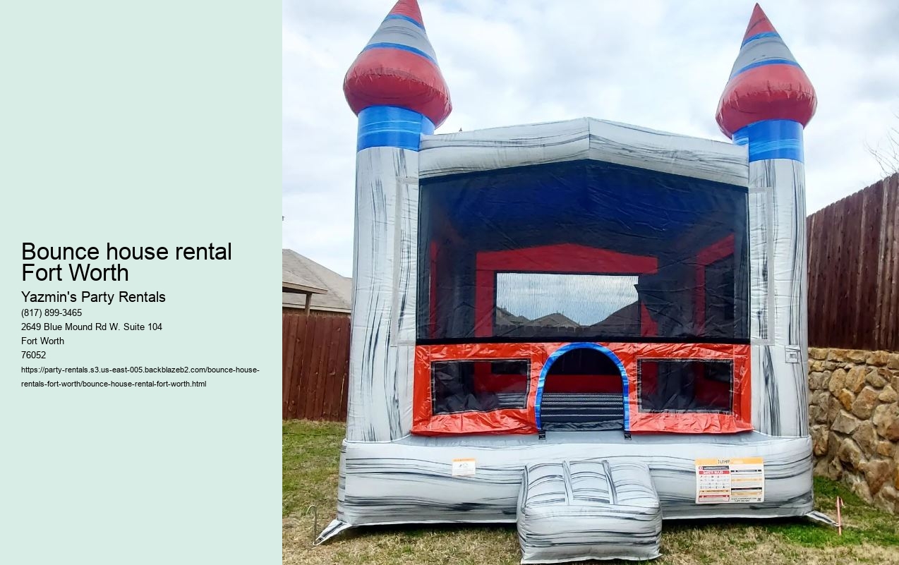 Jumping castle rental Fort Worth