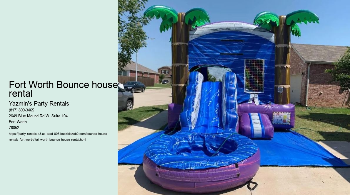 Fort Worth Bounce house rental