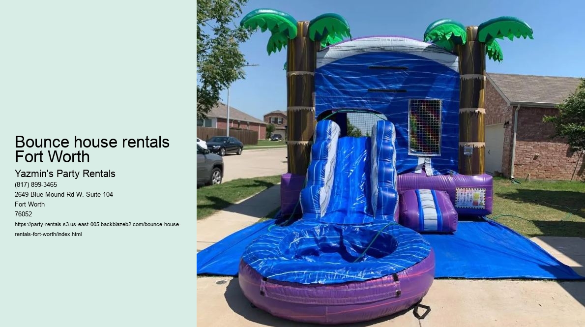 Bounce house rentals Fort Worth