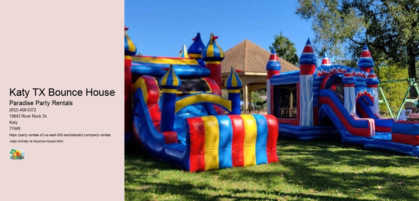 Paradise Party Rentals: Katy TX Trusted Name for Event Perfection!