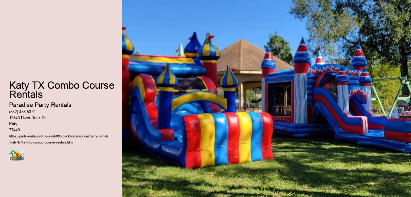 Elevate Your Katy Gathering with Paradise Party Rentals Premium Rentals!