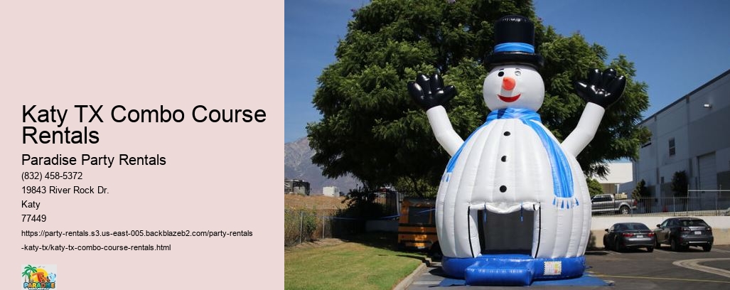 Make Every Moment Count in Katy with Paradise Party Rentals Services!