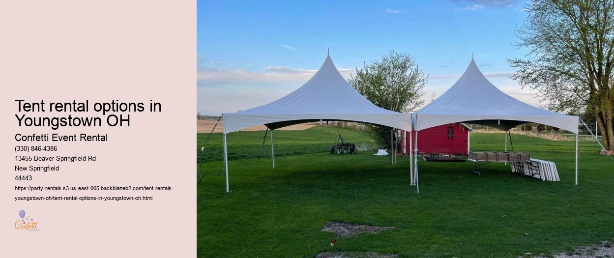 Tent rentals with sound systems