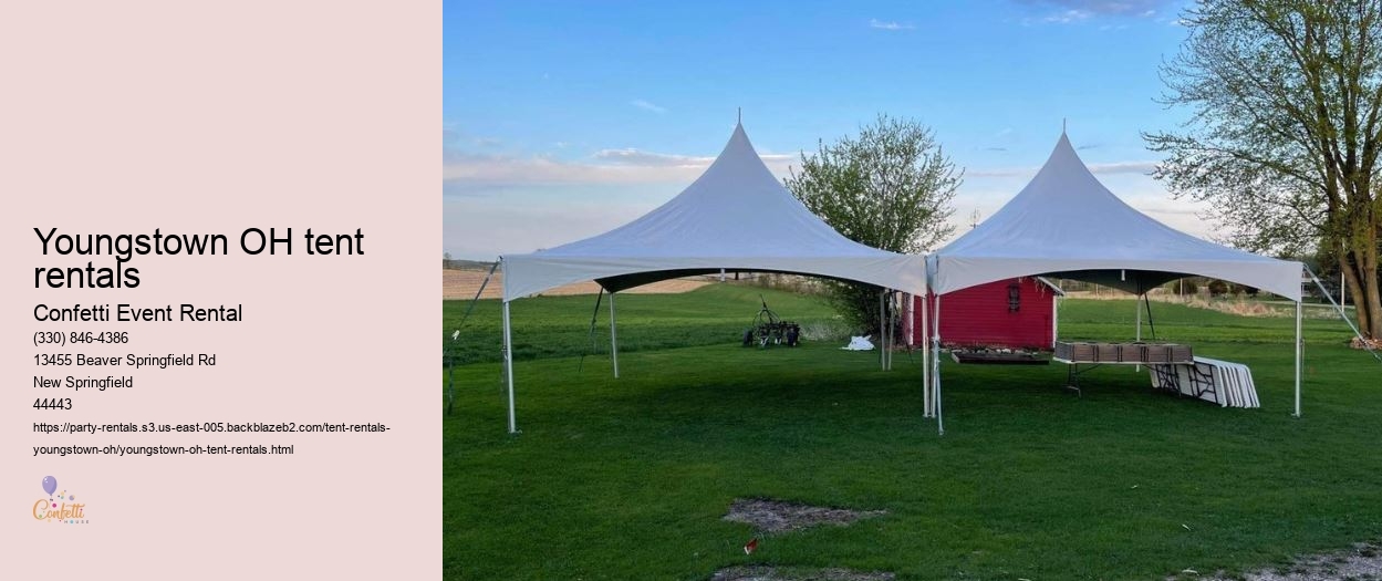 Youngstown OH tent rentals 